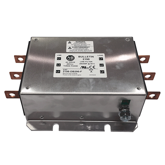 2198-DB290-F - 290 Amp three phase EMC line filter, Kinetix 5500