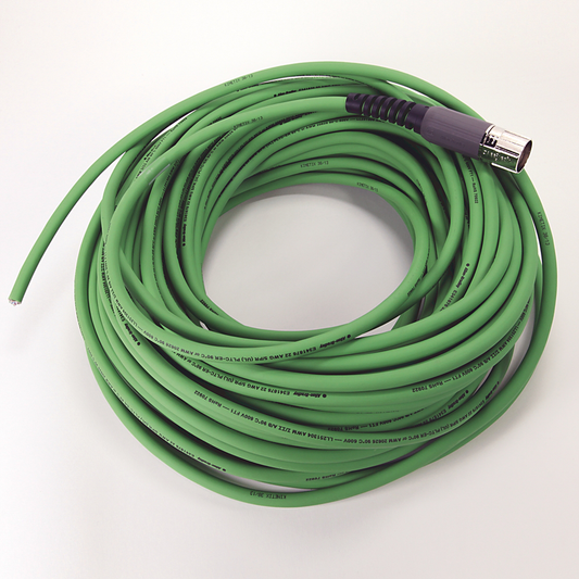 2090-CFBM7DF-CEAA40 - SpeedTEC Cable, Motor Feedback Only, SpeedTec DIN Connector, Drive-end, Flying-lead, SIN/COS High-Resolution/Resolver Encoder Type, Standard (Non-Flex), 40 Meters