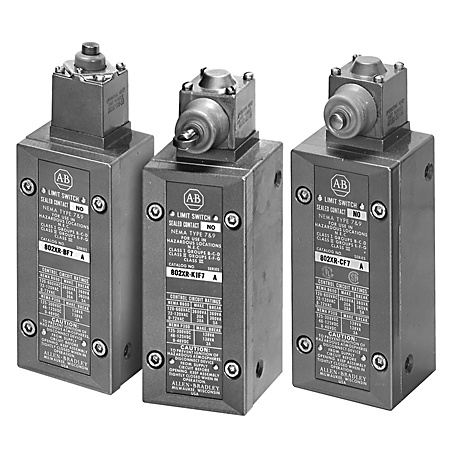 802XR-AMF7 - Limit Switch, Sealed Contact NEMA Type 7 And 9 Hazardous Location, Lever Type, Mnt Cont, N.O. Contact, CCW operation only, lever can be moved CW