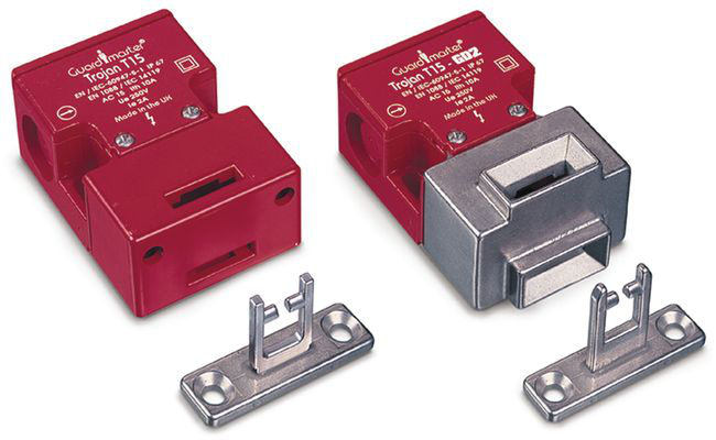 440K-T11384 - Tongue Switch - Trojan T15: Contacts(Safety and Aux): 2 Normally Closed, BBM Preference:, Actuator: Fully-Flex, Model Type: Standard, Conduit Entry: 4 Pin M12 Micro QD