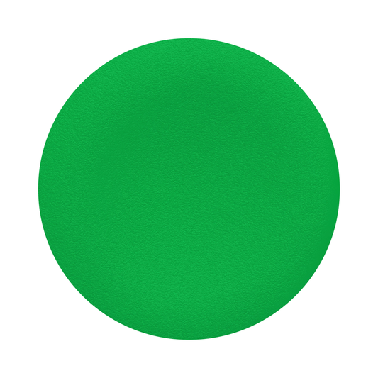 ZBA73 - Tapa verde sin marcar para pulsador rectangular de múltiples cabezales Ø22