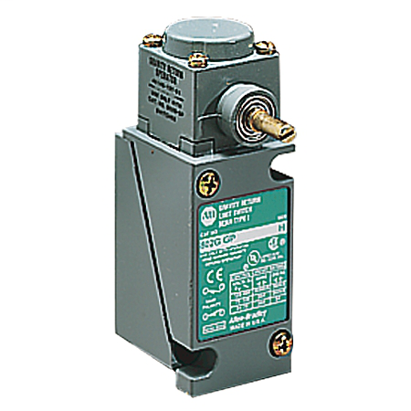 802G-GP - Limit Switch, Lever type, gravity return, 1 N.O. / 1 N.C., Travel to Operate : Adj. from 10° to 180°, Torque to Operate : 0.018Nm (2.5oz-in) (without lever), Travel to Reset : 10°, Max Travel : 360° CW or CCW