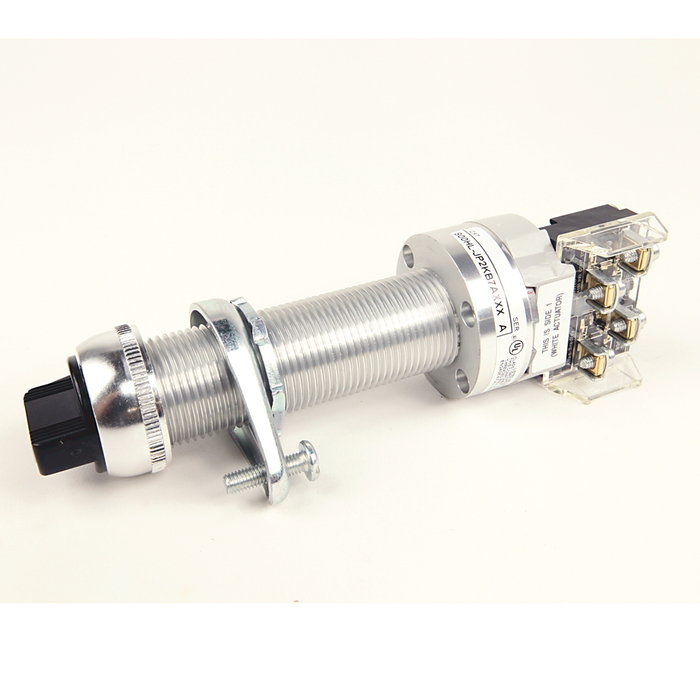 800HL-JP2KB7AAXX - Hazardous Location Type 7&9 3 Pos. Sel. Switch-Non-Illum., Long Barrel, White, Std. Knob Maint.