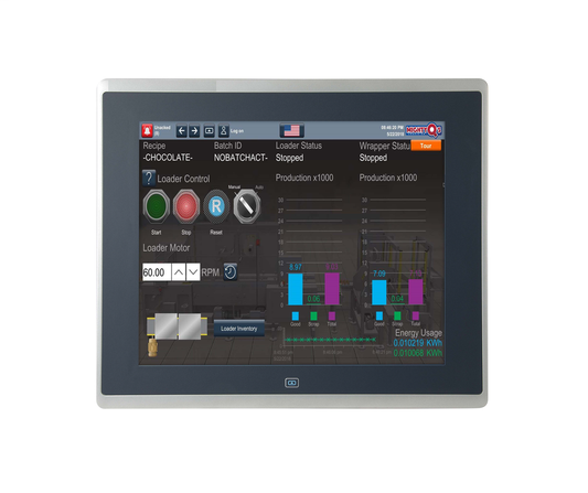 2715P-T19CD-B - PanelView 5510, 19 inch Graphic Terminal, Touch,Color, DC Power Input, Brandless