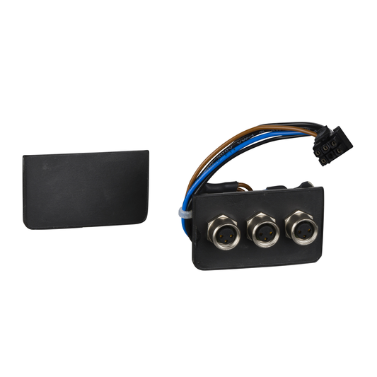 VW3L40300 - insert - 3 female M8, 3 pins - for 3 I/O signals