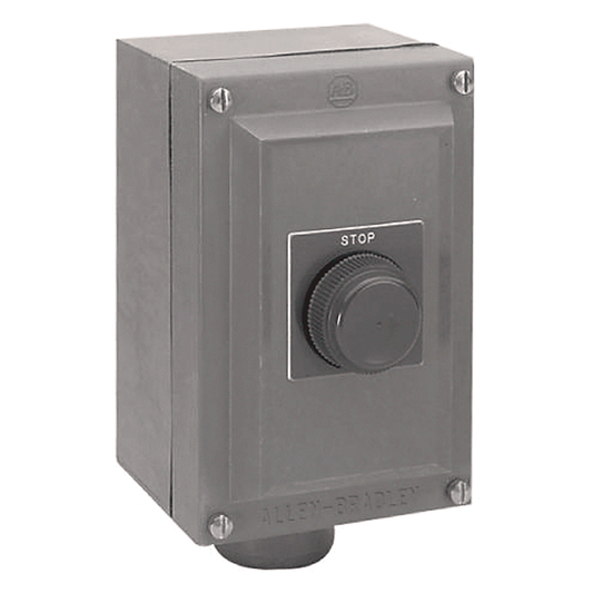 800H-1HA4R - 800H Type 4X Assembled Station, Rosite, Booted Operators