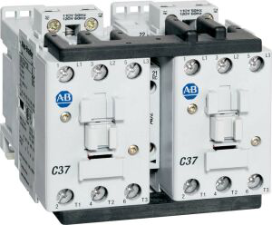 104-C37KF02 - 104-C Reversing Contactors, 37A, Line Side, 230V 50/60Hz, 0 N.O. 1 N.C.