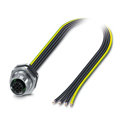 1036873 - SACC-DSI-M12FSS-4P-M16XL/1,2PE - Device connector, rear mounting