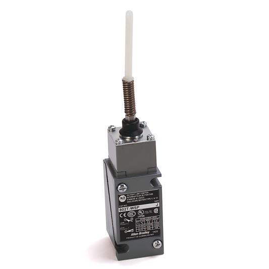 802T-WSP - Limit Switch, NEMA Type 4 and 13 Oiltight Construction, Plug-In, Wobble Stick, Nylon, 2-Circuit, Whole Switch