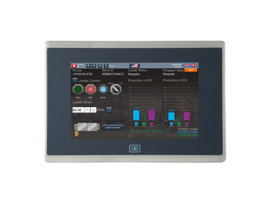 2715P-T9WD-B - PanelView 5510, 9 inch Graphic Terminal, Touch,Wide aspect ratio color, DC Power Input, Brandless