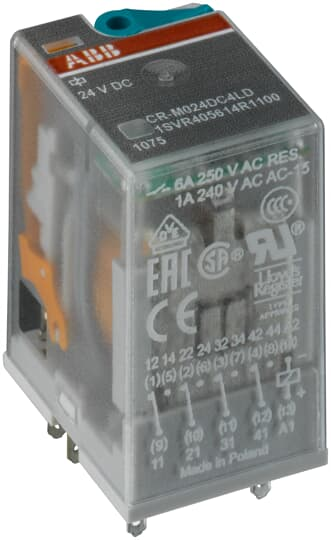 1SVR405618R6100 - CR-M048DC4LG PLUGGABLE RELAY