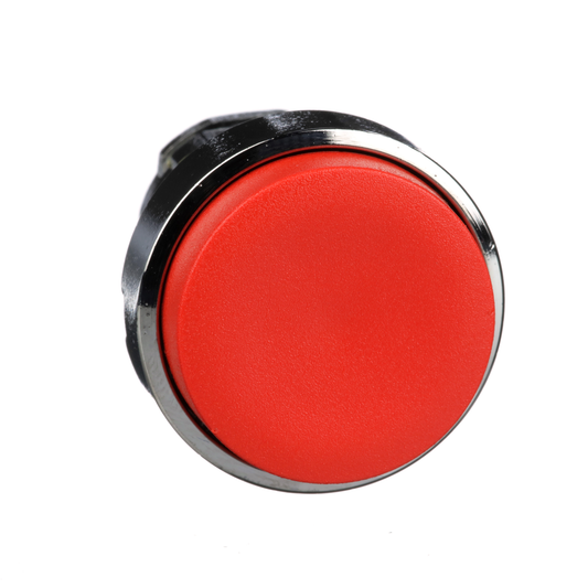 ZB4BL4 - Harmony, 22mm Push Button, no guard push button head, spring return, red, unmarked
