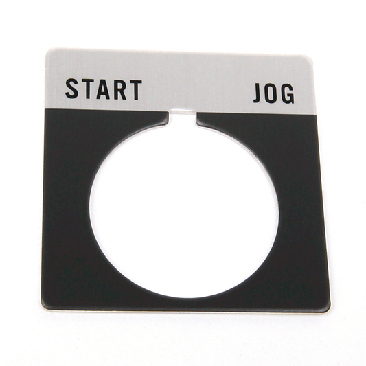 800T-X548J - 800T Legend Plate,JumboSTART-JOG, Package Quantity 1, Gray