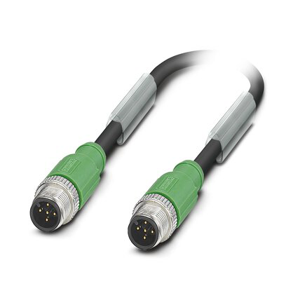 1098909 - SAC-5P-M12MS/12,0-PUR/M12MS SH - Cable sensor/actuador