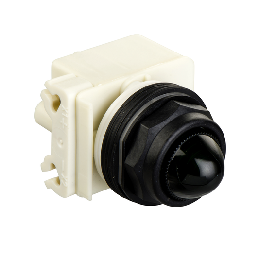 9001SKP32G9 - Pilot light, Harmony 9001SK, plastic, polycarbonate, domed, green, 30mm, 12-14V