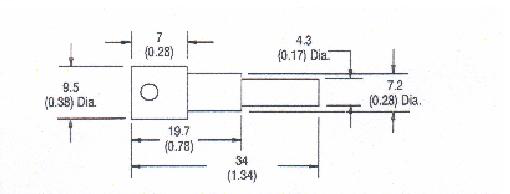 61-6374 - Kit adaptador de extremo de control para cables de fibra óptica de plástico de 2,3 mm de diámetro exterior (paquete de 2)