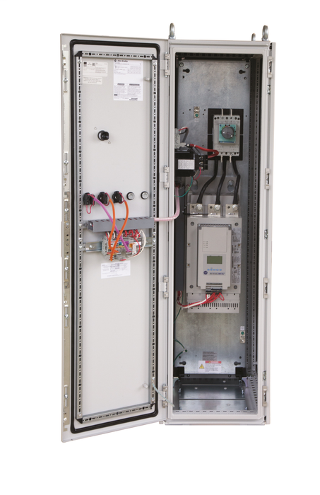 153F-D36JBD-D80 - Disponible en RCC, controlador de estado sólido SMC-Flex con disyuntor, controlador de 361 A, carcasa NEMA tipo 1,12, 3R/IP54, 400...480 V CA trifásica 50/60 Hz, control de 120 V CA, disyuntor de 800 A