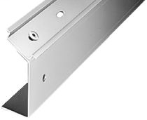 1492-DR7 - DIN Mounting Rail, Zinc/Steel, 35mm x 7.5mm x 71mm Angled DIN Rail, 30 degrees, 1 Meter (Pkg. Qty. 2) (Qty. 2)