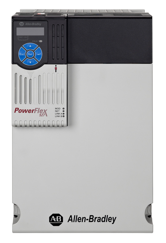 25C-B062N104 - PowerFlex 527 AC Drive, with Embedded Dual Port EtherNet/IP and Integrated Safety, 240 VAC, 3 Phase, 20 HP, 15 kW Normal Duty; 15 HP, 11 kW Heavy Duty, Frame E, IP20 NEMA / Open Type, No Filter