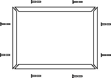 440F-T1223 - Trim Kit - Standard Trim, 600mm (1.97 ft.) x 1150mm ( 3.77 ft.)