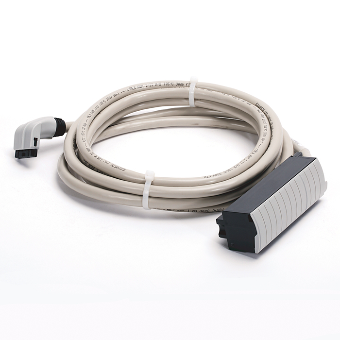 1492-CABLE035Y - Pre-wired cable for Isolated 1756 16-pt I/O Modules, 40 conductors, #22 AWG, w/1756-TBCH connector & IFM 40-pin connector, length 3.5 meter (11.48 feet)