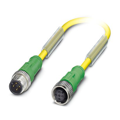 1696028 - SAC-4P-M12MS/ 0,6-PUR/M12FS D - Sensor/actuator cable