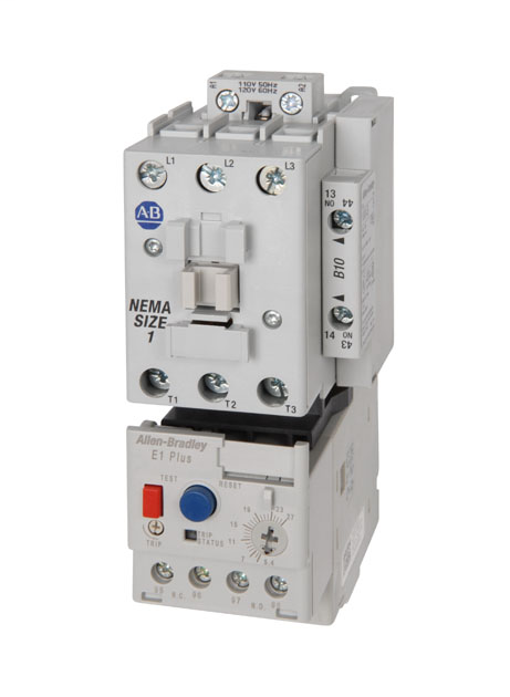309-AOEJ-EEC - 309 NEMA Non-Reversing Starter, NEMA 0, 24V DC Control Voltage, Electronic Coil, 1.0 - 5.0 Amps E1 Plus Overload Relay