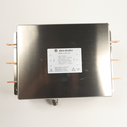 2090-XXLF-TC3200 - Filtro de línea de CA de una etapa, 200 A, 520 V CA, 3 fases