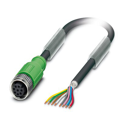 1356915 - SAC-8P-45,0-PVC/M12FS SH - Cable sensor/actuador