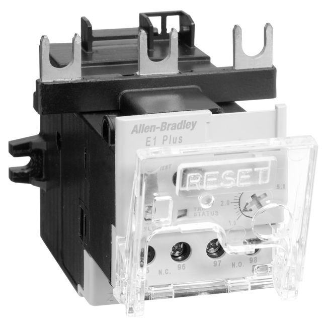592-EECC - Bulletin 592, E1 Plus Solid State Overload Relay, Automatic / Manual Reset, 1.0-5.0 Amps (3 Phase), Mounts to NEMA Contactor