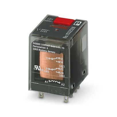 1032528 - REL-IR-BL-230AC/2X21 - Single relay