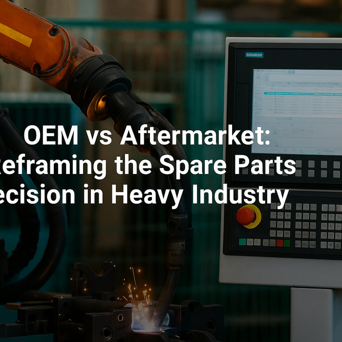 OEM vs Aftermarket: Reframing the Spare Parts Decision in Heavy Industry