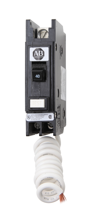 1492-MCAA120 - 1492-MC Circuit Breaker, 1492 Miniature Circuit Breaker, 120/240 V AC, Circuit Breaker - 1/2" wide per pole, DIN rail mounting, 10 kA, 1 Pole, 20 Amps, Standard Terminal, None