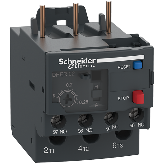 DPER02 - Relé de sobrecarga térmica, Easy TeSys DPER, 0,16-0,25 A, clase 10