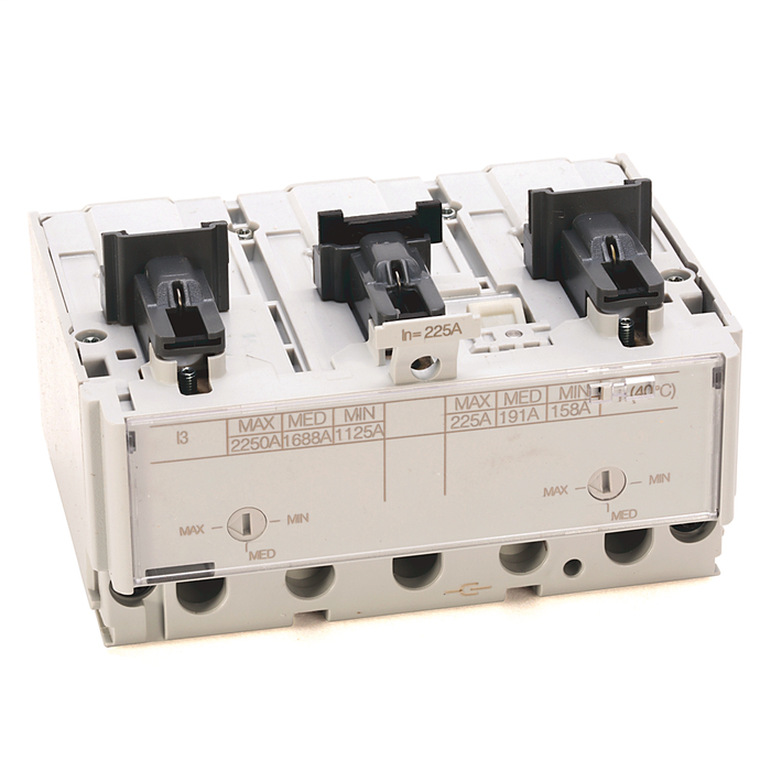 140G-JTF3-D22 - Molded Case Circuit Breaker Trip Unit, 250A, J - Frame, T/M - Adjustable Thermal/Adjustable Magnetic TMA, Rated Current 225 A