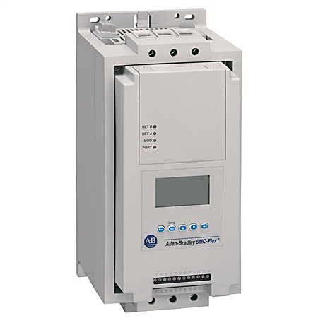 150-F25NBDD - SMC-Flex, controlador de estado sólido, abierto, 25 A, 5...15 HP a 460 V CA, voltaje de entrada: 200...480 V, voltaje de control: 100...240 V CA, opción de control de frenado