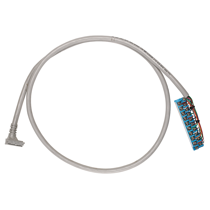 1492-CABLE018X - Pre-wired cable for Std. 1756 16-pt I/O Modules, 20 conductors, #22 AWG, w/1756-TBNH connector & IFM 20-pin connector, length 1.8 meter (5.904 feet)