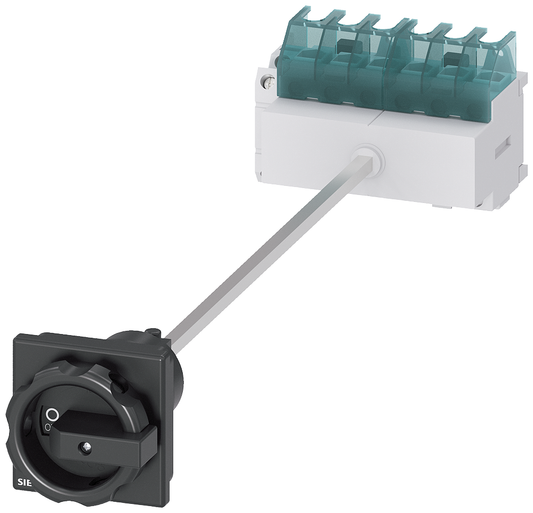 3LD2113-4VP51 - DISCO SW 25A PUERTA ROT HDL 4 ORIFICIOS NEGRO 6P AX