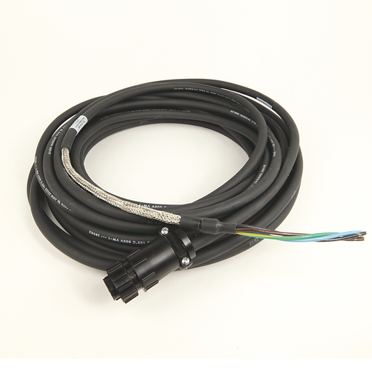 2090-CPWM6DF-16AA12 - Cable de alimentación, circuito M, plástico, cable D, 16 AWG, estándar, 12 m