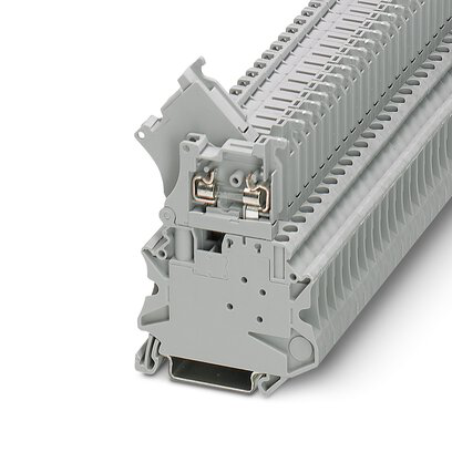 3074169 - UT 4-HESI (5X20) GY - Bloque de terminales modular para fusibles