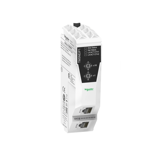TM5NEIP1 - Módulo TM5 con interfaz de bus de campo EtherNet/IP de rendimiento distribuido de E/S IP20