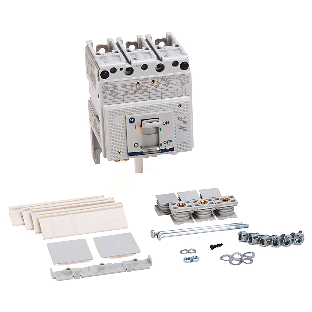 140G-H2X3 - Disyuntor de caja moldeada, 25 kA a 480 V, marco H