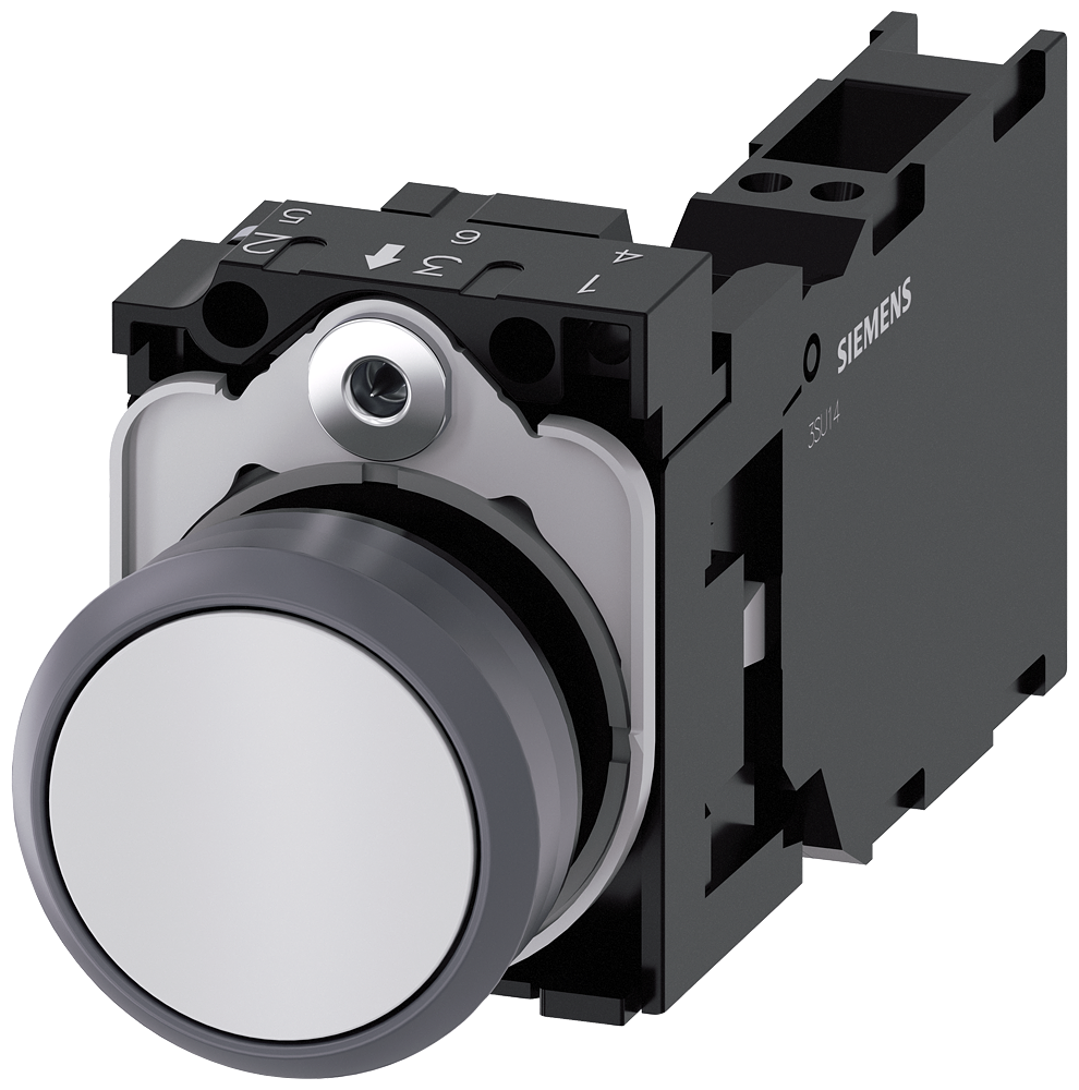 3SU11300AB603FA0 - PUSHBUTTON. WHITE