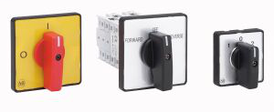 194L-HE8A-175 - Actuador de interruptor de control y carga IEC, tipo A, gris/negro, 88 mm x 88 mm, texto de leyenda: 0-1 (90°)
