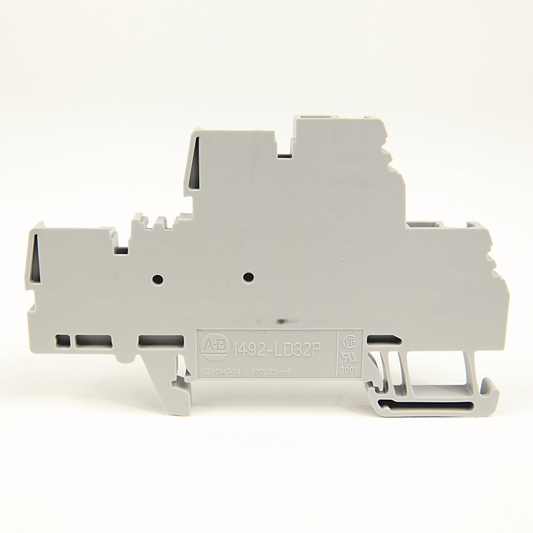1492-LD3N - Spring Clamp Terminal Block,Two-Circuit Feed-Through Block for Installation,2.5 mm (# 22 AWG - # 14 AWG),Installation,Gray (Standard)