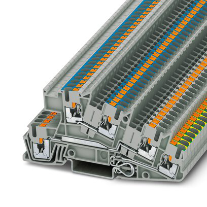 3213950 - PTI 2,5-PE/L/N - Bloque de terminales de tierra de instalación