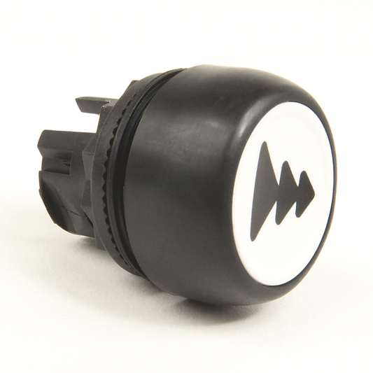 800FP-CC1U294 - 800FC - Plástico, 3 velocidades, blanco, vertical: negro / 3 velocidades RETROCEDER o blanco / 3 velocidades ADELANTE