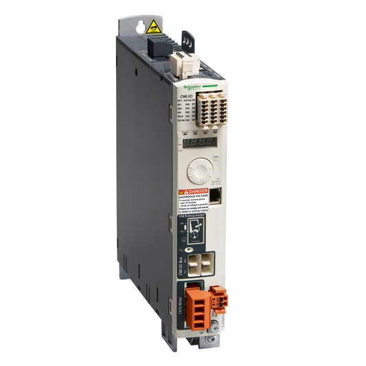 LXM32CU60N4 - Servoaccionamiento de movimiento, Lexium 32, 6 A, trifásico, tensión de alimentación de 208 a 480 V, 0,4 kW, Modbus