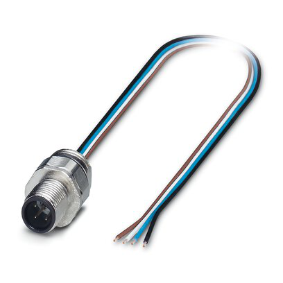 1245652 - SACC-EC-M12MS-4CON-PG9/0,5X - Conector de dispositivo de montaje frontal