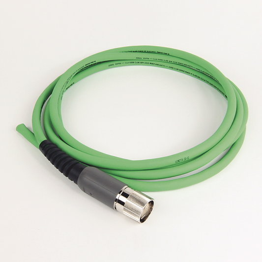 Cable SpeedTEC, solo retroalimentación del motor, conector DIN SpeedTec, extremo de accionamiento, cable libre, codificador de resolución/alta resolución SIN/COS, estándar (no flexible), 3 metros